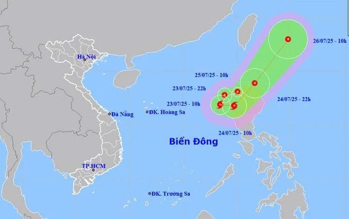 Tropical depression forms in East Sea, likely to strengthen into storm